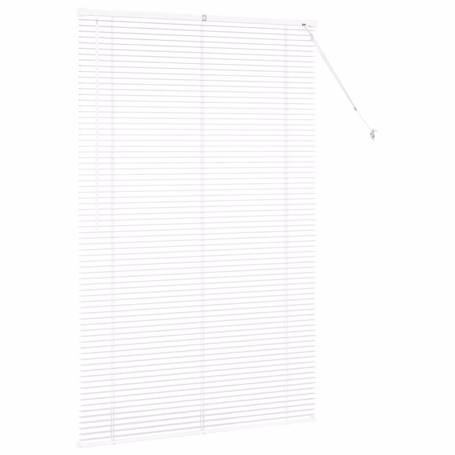 Veneetsia ruloo, valge alumiinium, 175 x 115 cm - 6