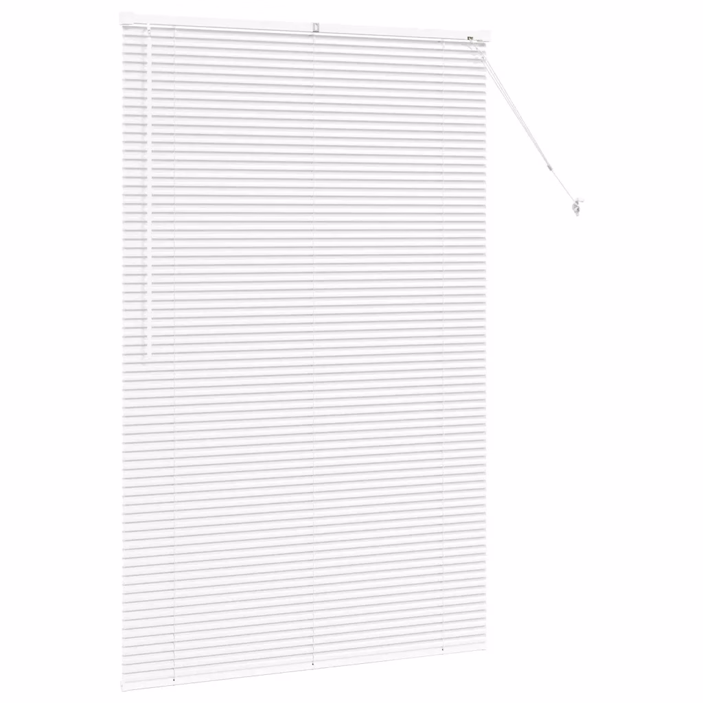Valge alumiiniumist Veneetsia ruloo, 175 x 120 cm