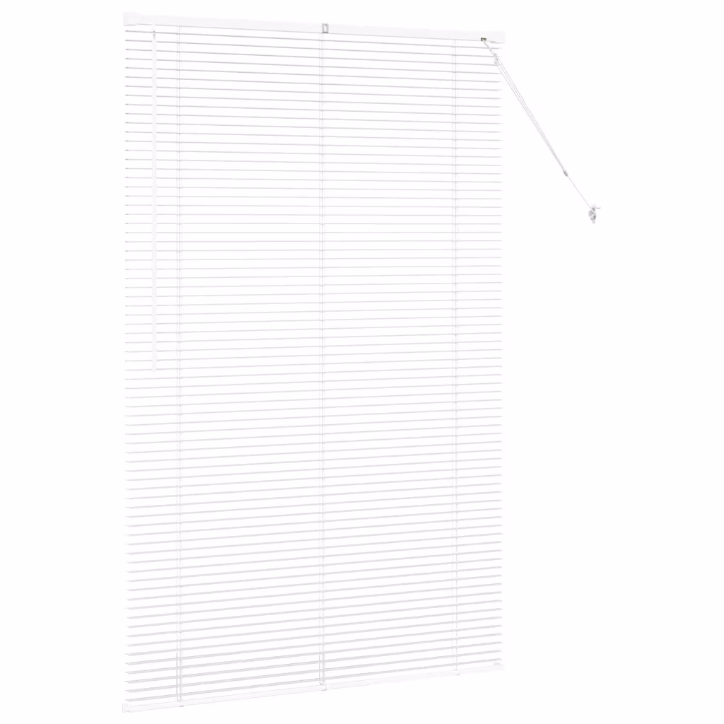 Valge alumiiniumist Veneetsia ruloo, 175 x 120 cm