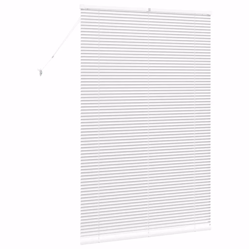 Valge alumiiniumist Veneetsia ruloo, 175 x 120 cm