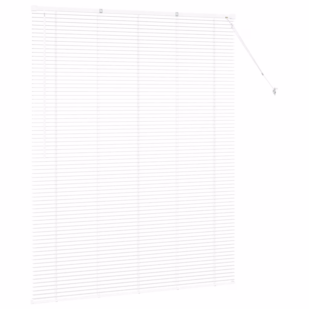 Valge alumiiniumist veneetsia ruloo, 175 x 150 cm