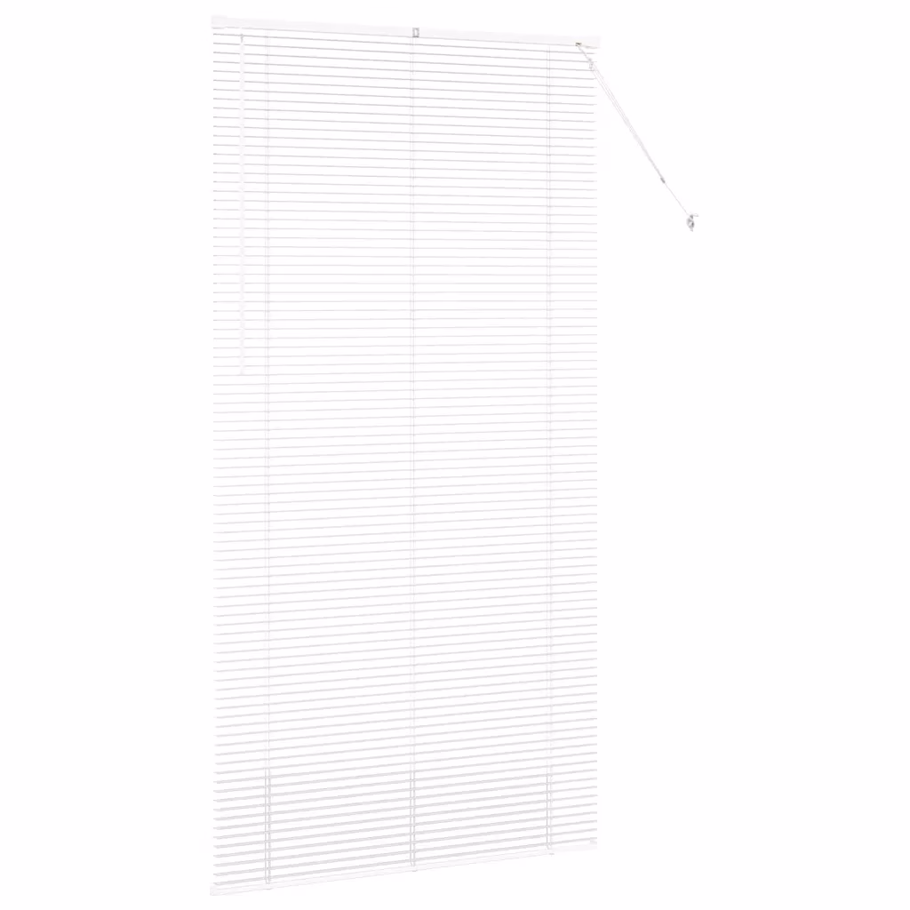 Valge alumiiniumist Veneetsia ruloo, 220 x 110 cm