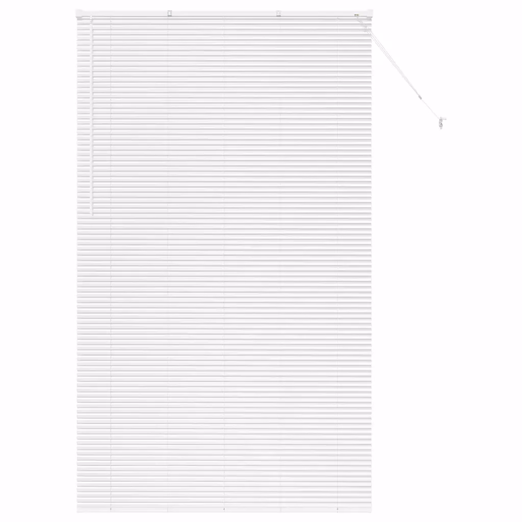Valge alumiiniumist Veneetsia ruloo 220 x 135 cm