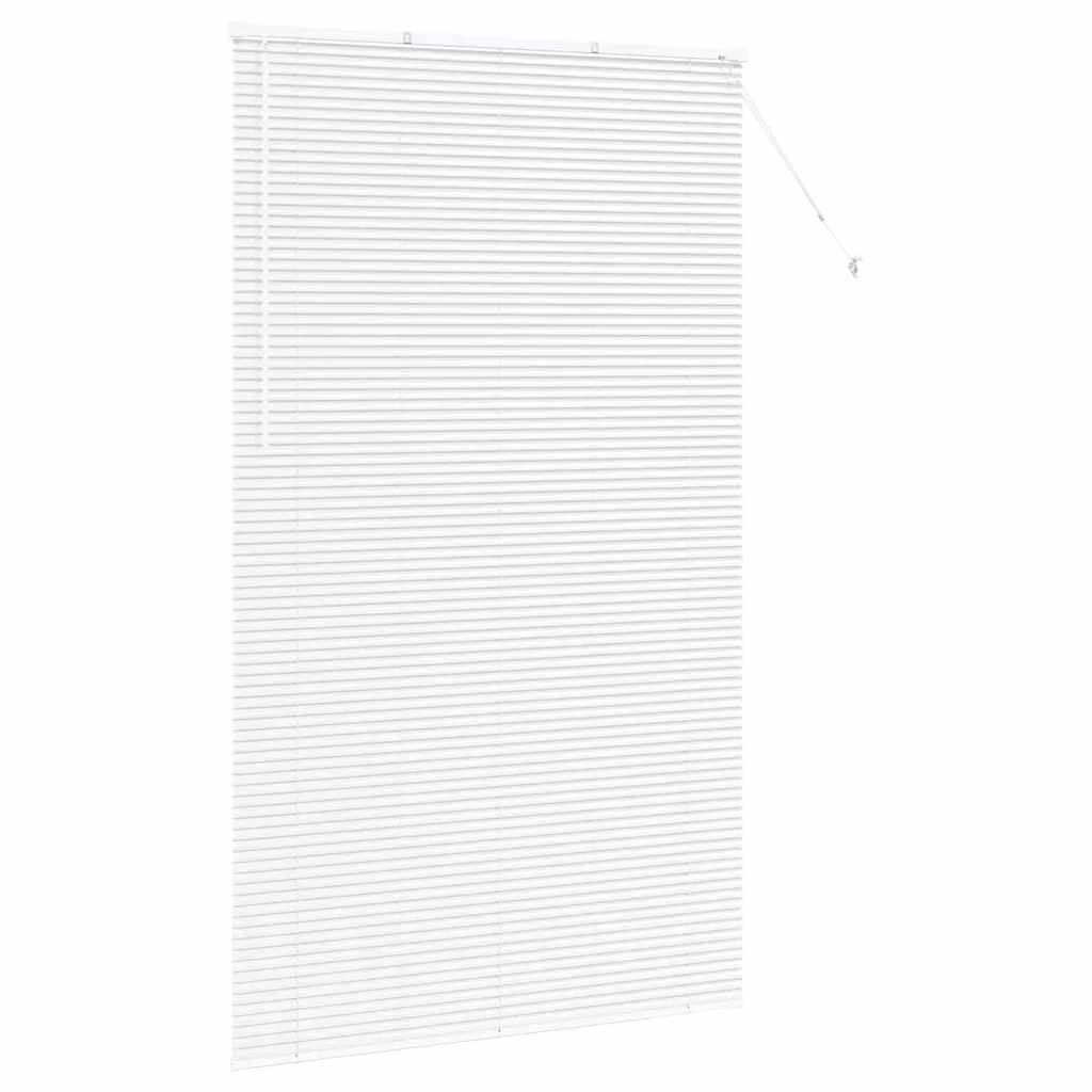 Valge alumiiniumist Veneetsia ruloo 220 x 135 cm