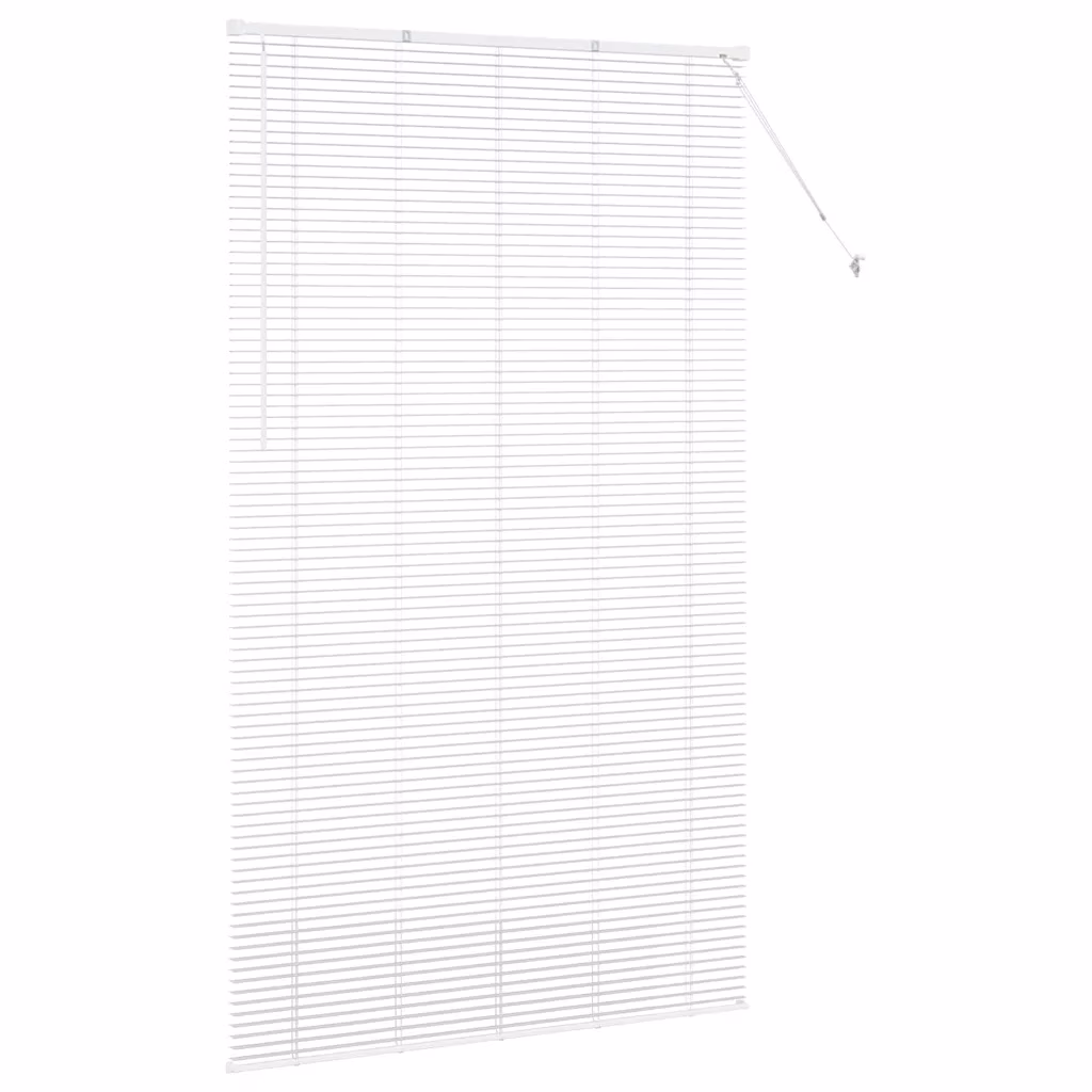 Valge alumiiniumist Veneetsia ruloo 220 x 135 cm