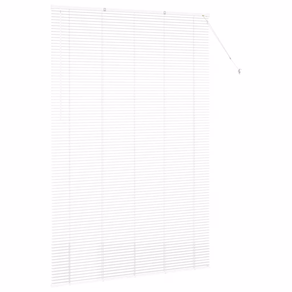Valge alumiiniumist Veneetsia ruloo, 220 x 145 cm