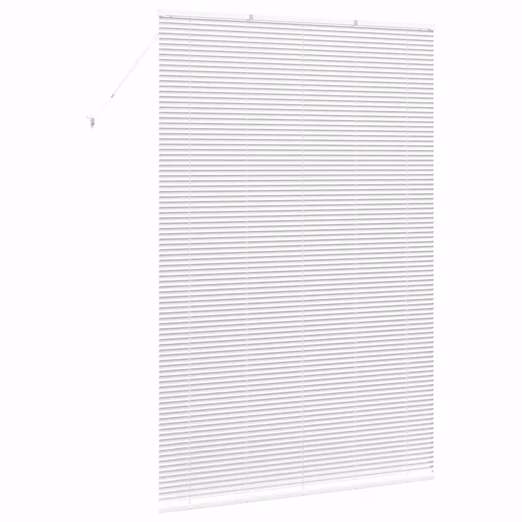 Valge alumiiniumist Veneetsia ruloo, 220 x 145 cm