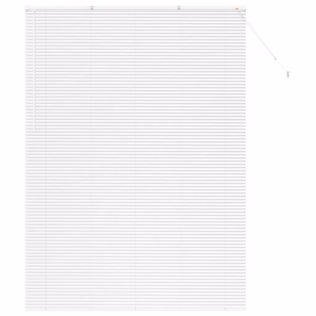 Valge alumiiniumist Veneetsia ruloo, 220 x 155 cm, siseruumidesse