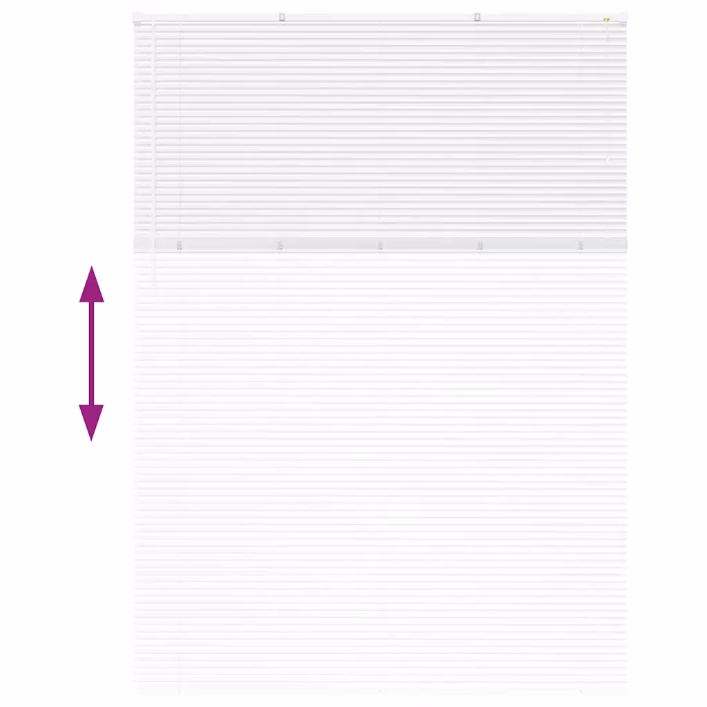 Valge alumiiniumist Veneetsia ruloo, 220 x 155 cm, siseruumidesse