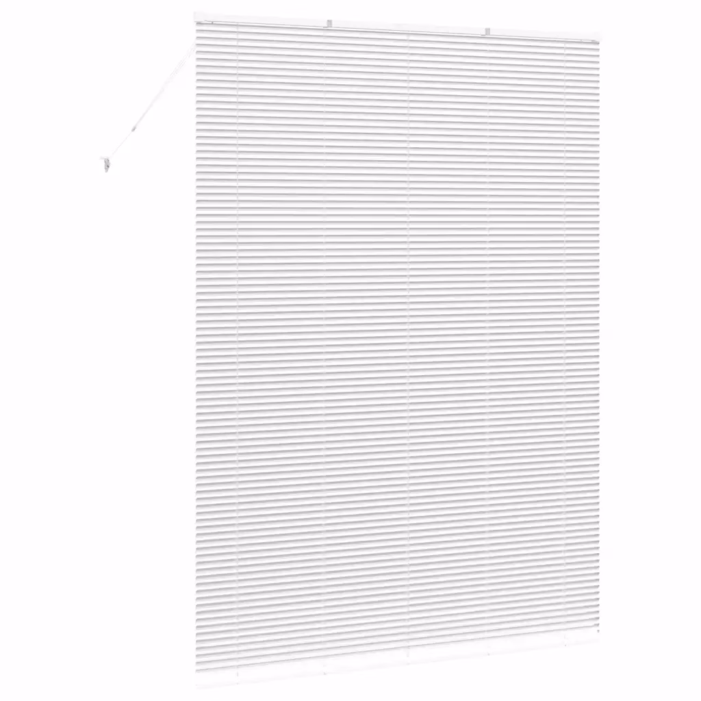 Valge alumiiniumist Veneetsia ruloo, 220 x 155 cm, siseruumidesse