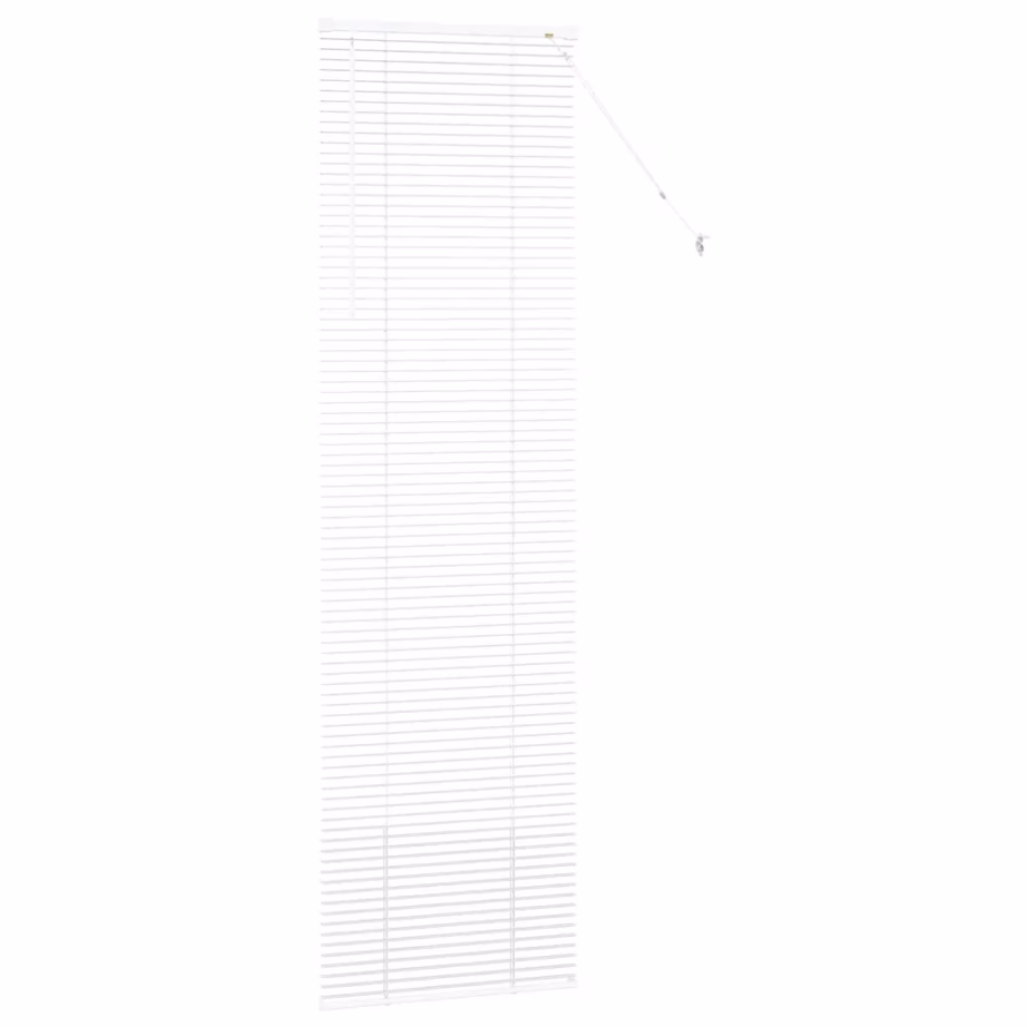 Veneetsia ruloo valguse ja privaatsuse reguleerimiseks, valge alumiinium, 220 x 55 cm – 6