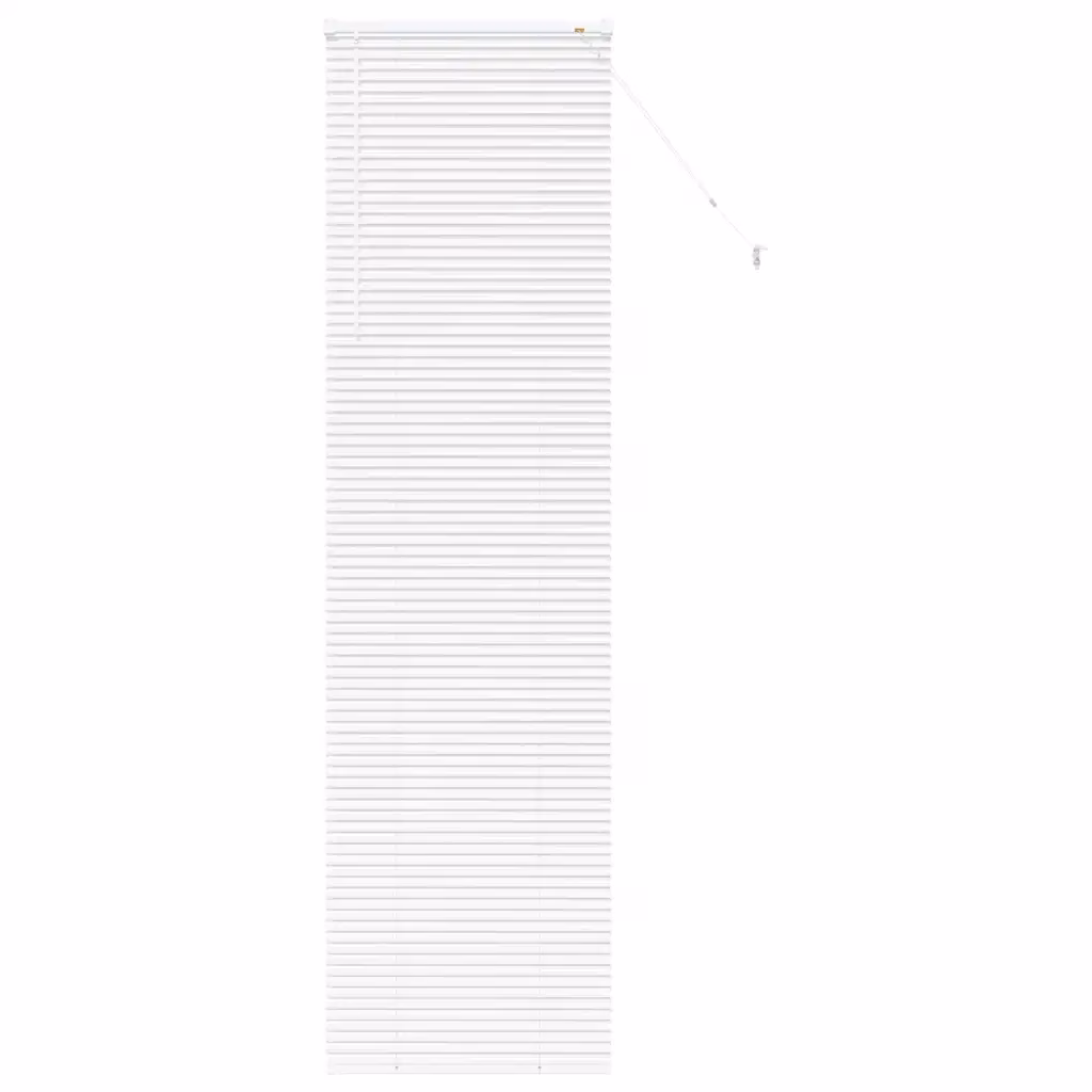 Valge alumiiniumist Veneetsia ruloo, 220 x 65 cm