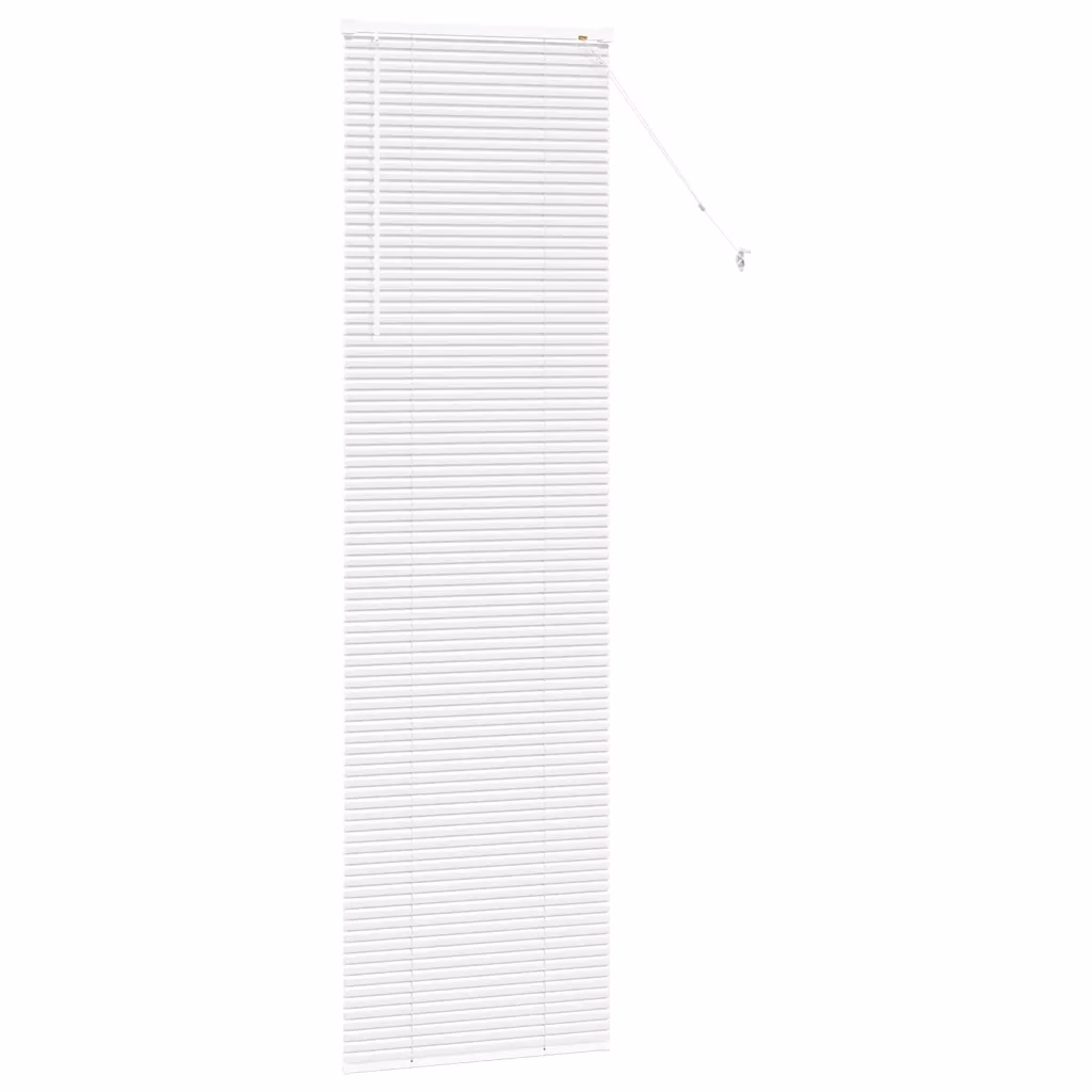 Valge alumiiniumist Veneetsia ruloo, 220 x 65 cm