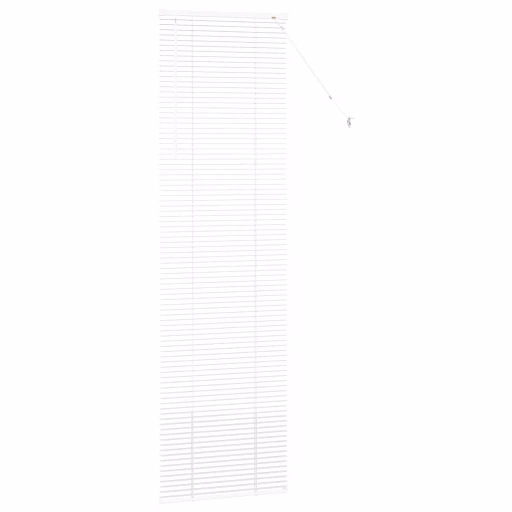 Valge alumiiniumist Veneetsia ruloo, 220 x 65 cm