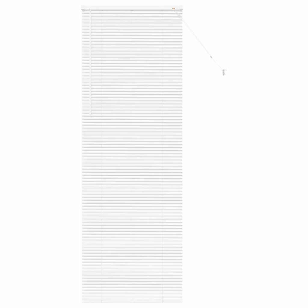 Valge alumiiniumist Veneetsia ruloo, 220 x 75 cm