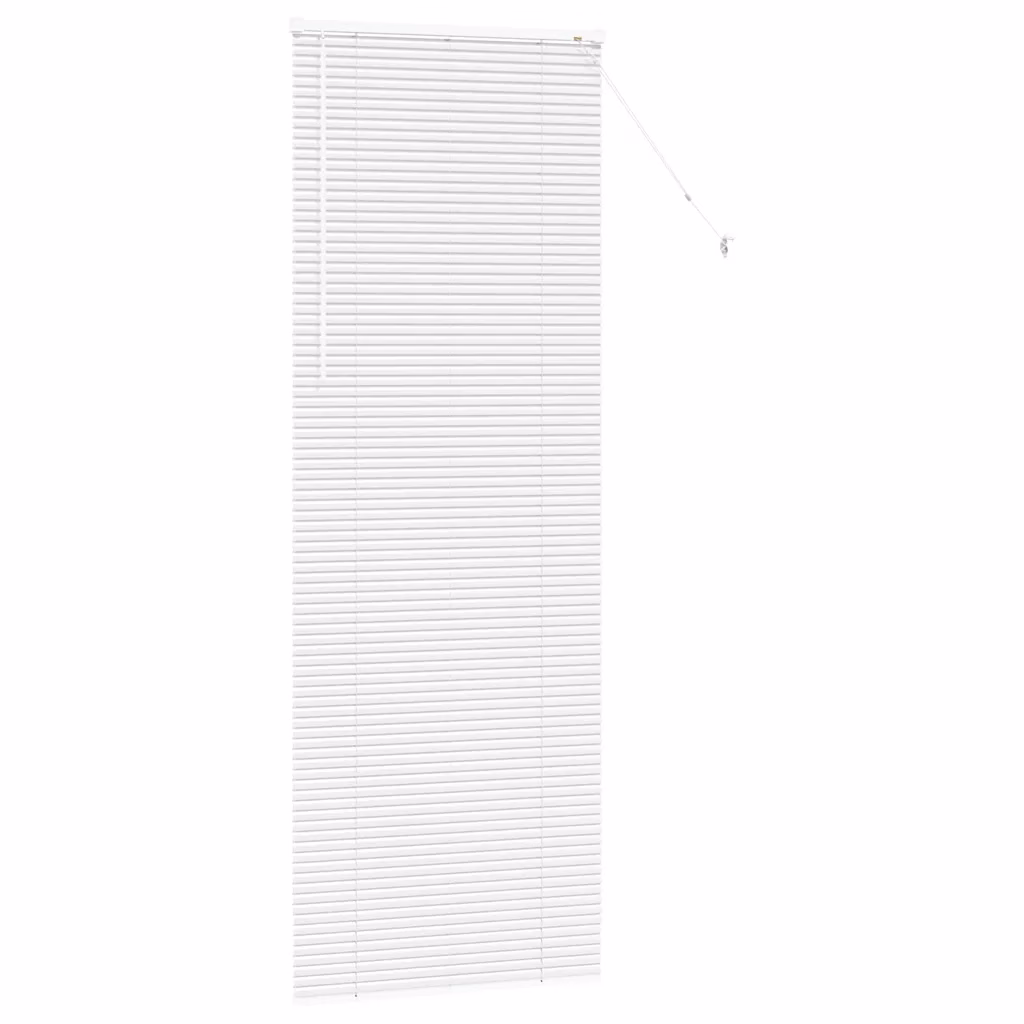 Valge alumiiniumist Veneetsia ruloo, 220 x 75 cm