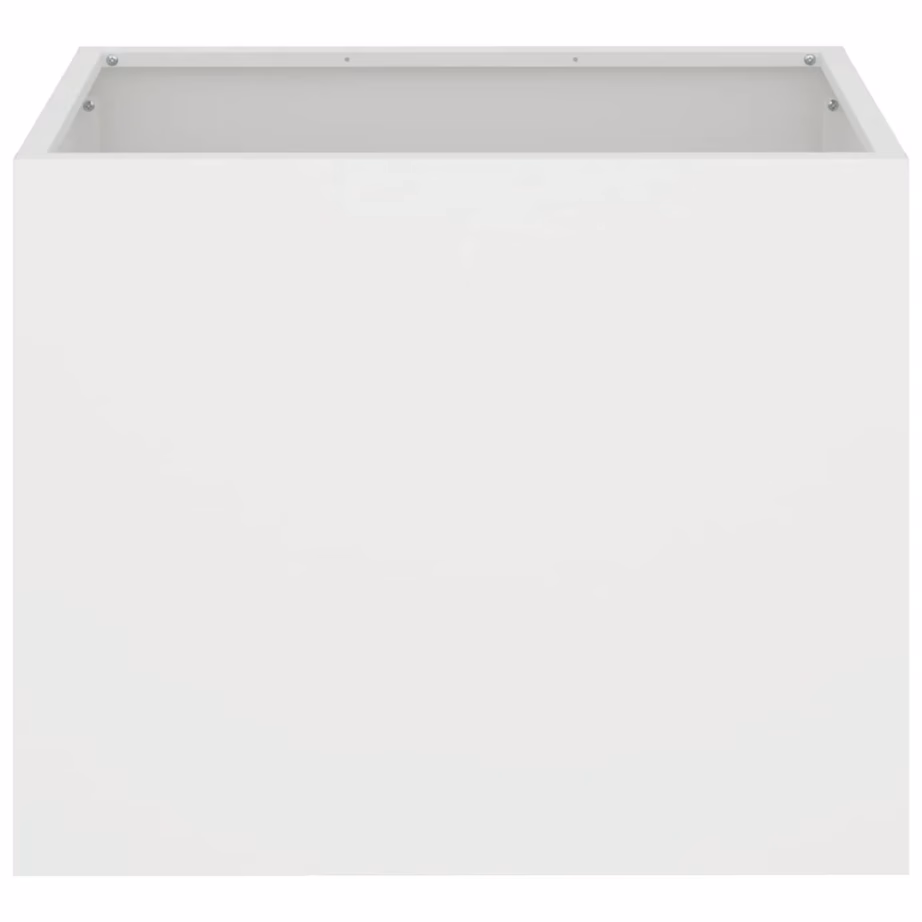 Valge aiapott külmvaltsitud terasest, 50 x 32 x 40 cm – 5