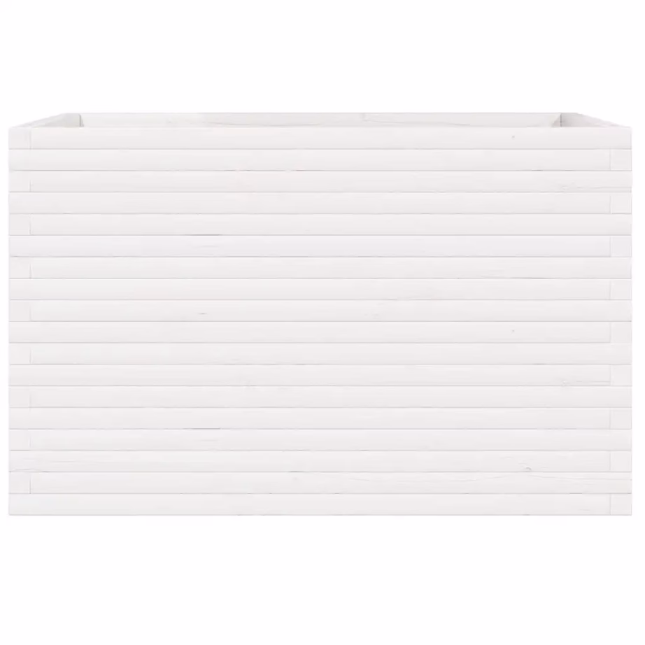 Aia taimekast männipuidust, valge, 110 x 60 x 68,5 cm – 5