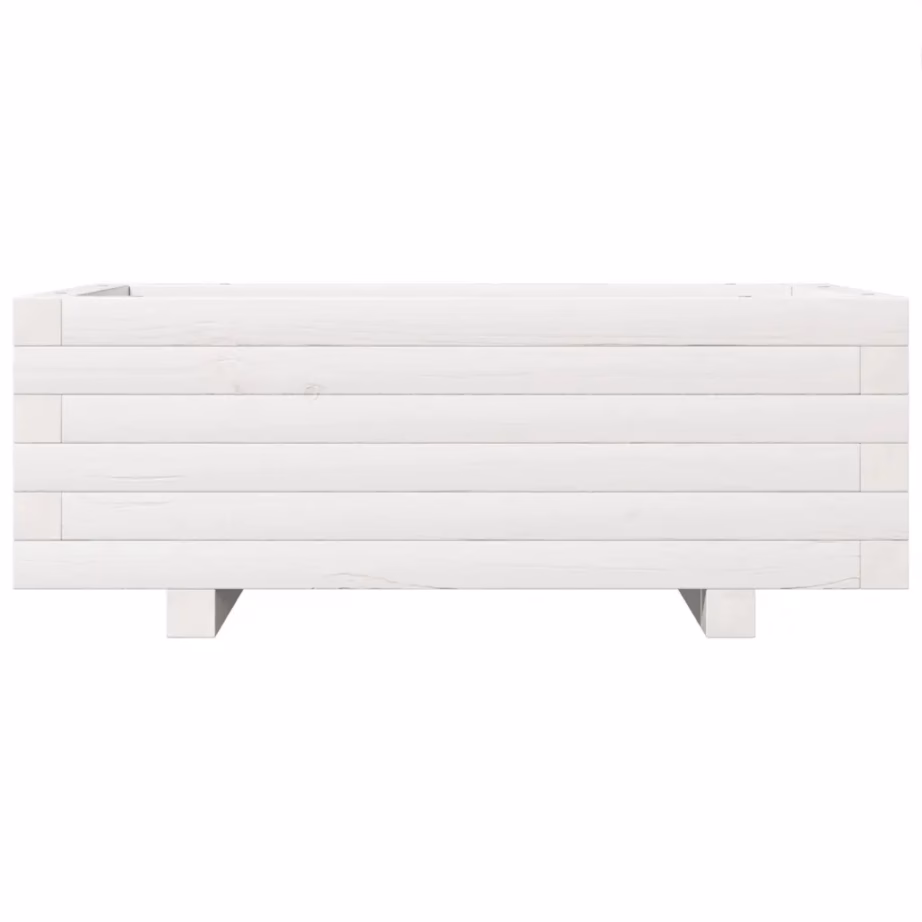 Männipuidust valge aia taimekast, 70 x 40 x 26,5 cm – 5