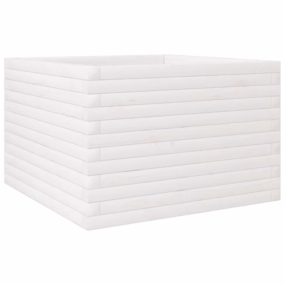 Männipuidust aia taimekast, valge, 70 x 70 x 45,5 cm – 2