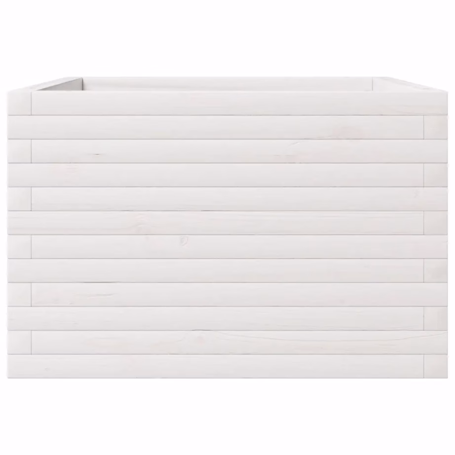 Männipuidust aia taimekast, valge, 70 x 70 x 45,5 cm – 5