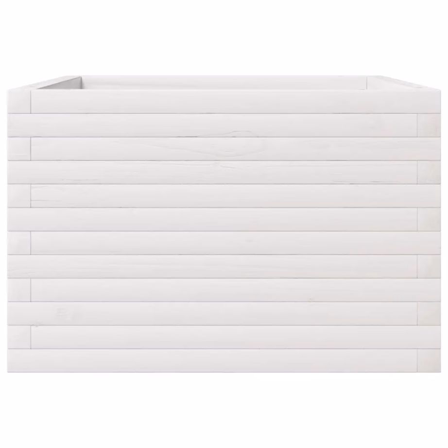Männipuidust aia taimekast, valge, 70 x 70 x 45,5 cm – 6