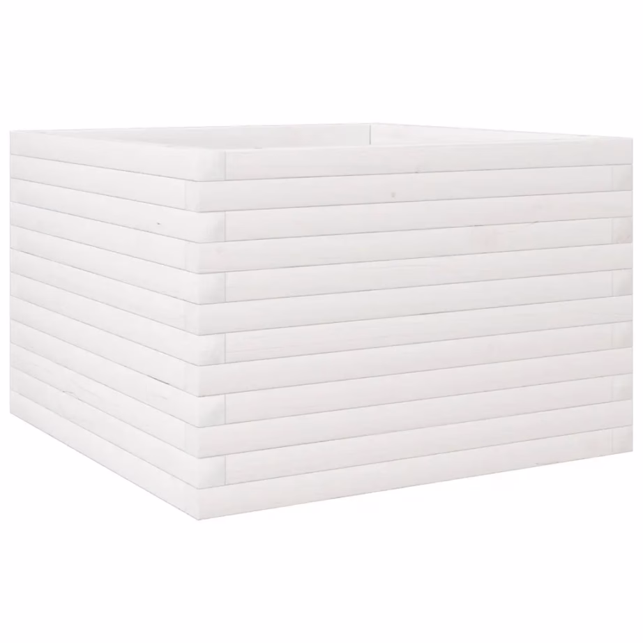 Männipuidust aia taimekast, valge, 70 x 70 x 45,5 cm – 7