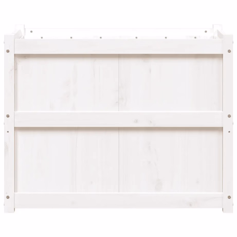 Männipuidust aia taimekast, valge, 90 x 50 x 70 cm – 5