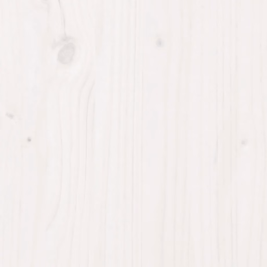 Valge männipuidust aia taimekast, 90 x 60 x 49,5 cm – 9