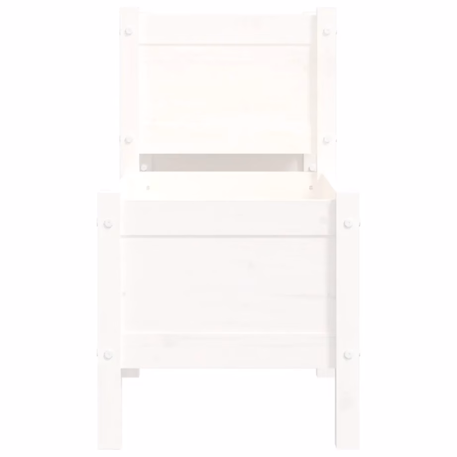 Valge männipuidust taimekast 3 kastiga, 178,5 x 44 x 75 cm – 5