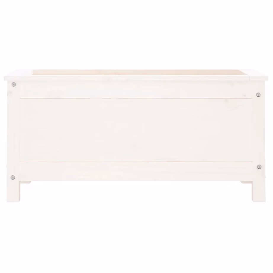 Valge männipuidust taimekast aeda, 82,5 x 40 x 39 cm – 5