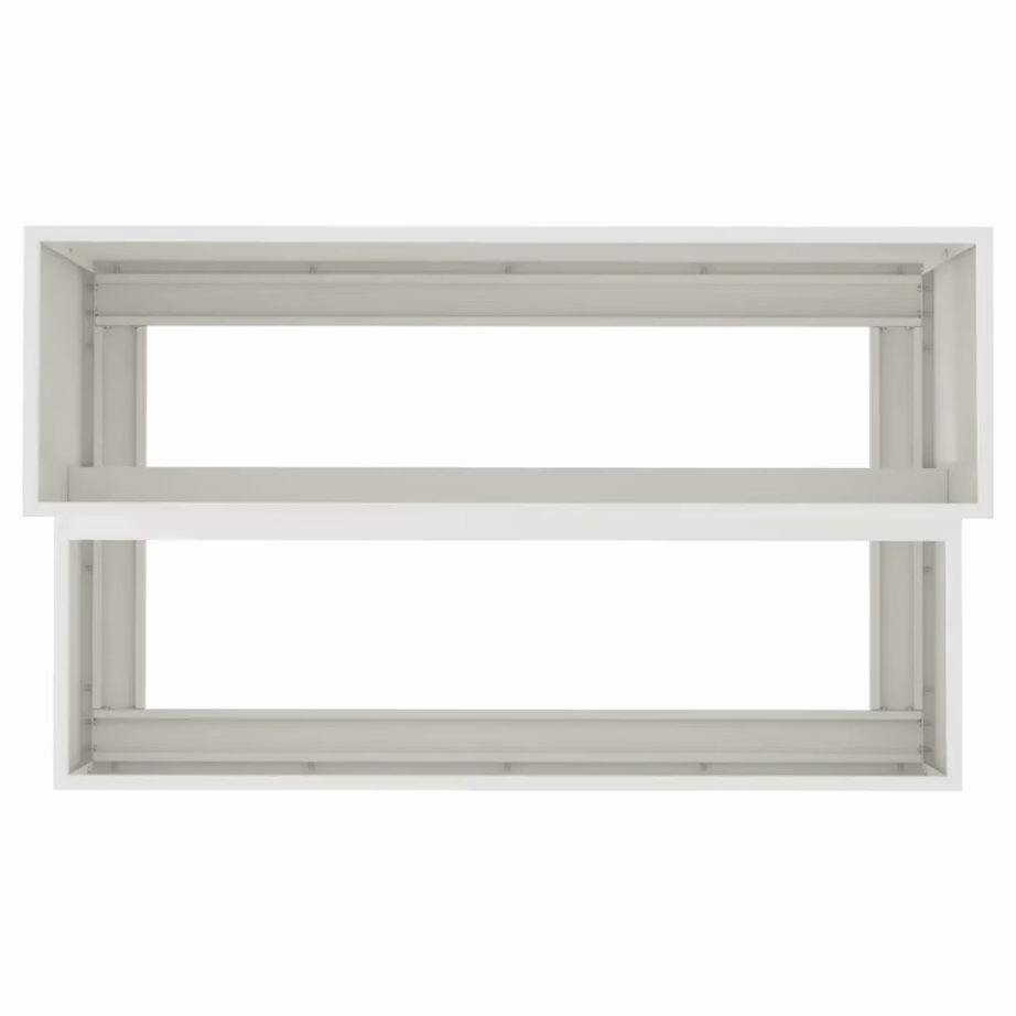 Metallist aia istutuskast, valge, külmvaltsitud teras, 100 x 60 x 45 cm – 8