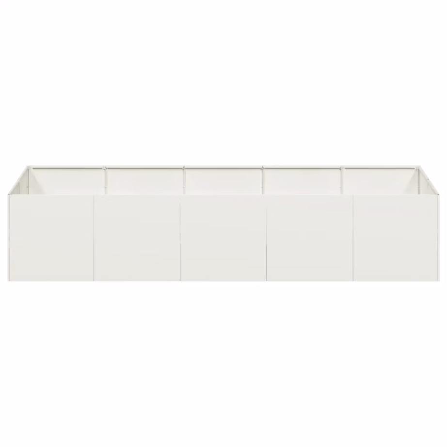 Valge metallist kõrgpeenar avatud põhjaga, külmvaltsitud teras, 200 x 80 x 40 cm – 4