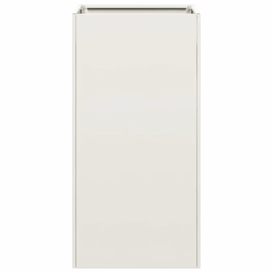 Kõrge taimekast avatud põhjaga, valge külmvaltsitud teras, 40 x 40 x 80 cm – 4