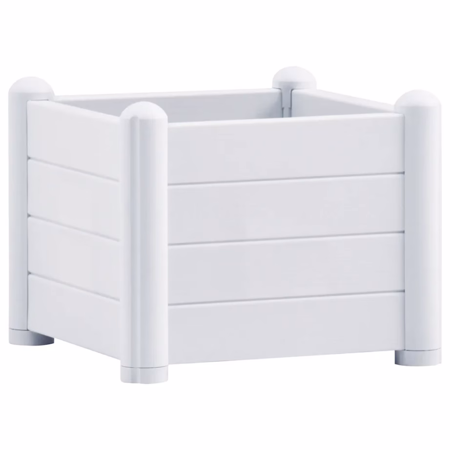 Aia taimelava valgest PPst, 30 l taimekast, 43 x 43 x 35 cm – 2