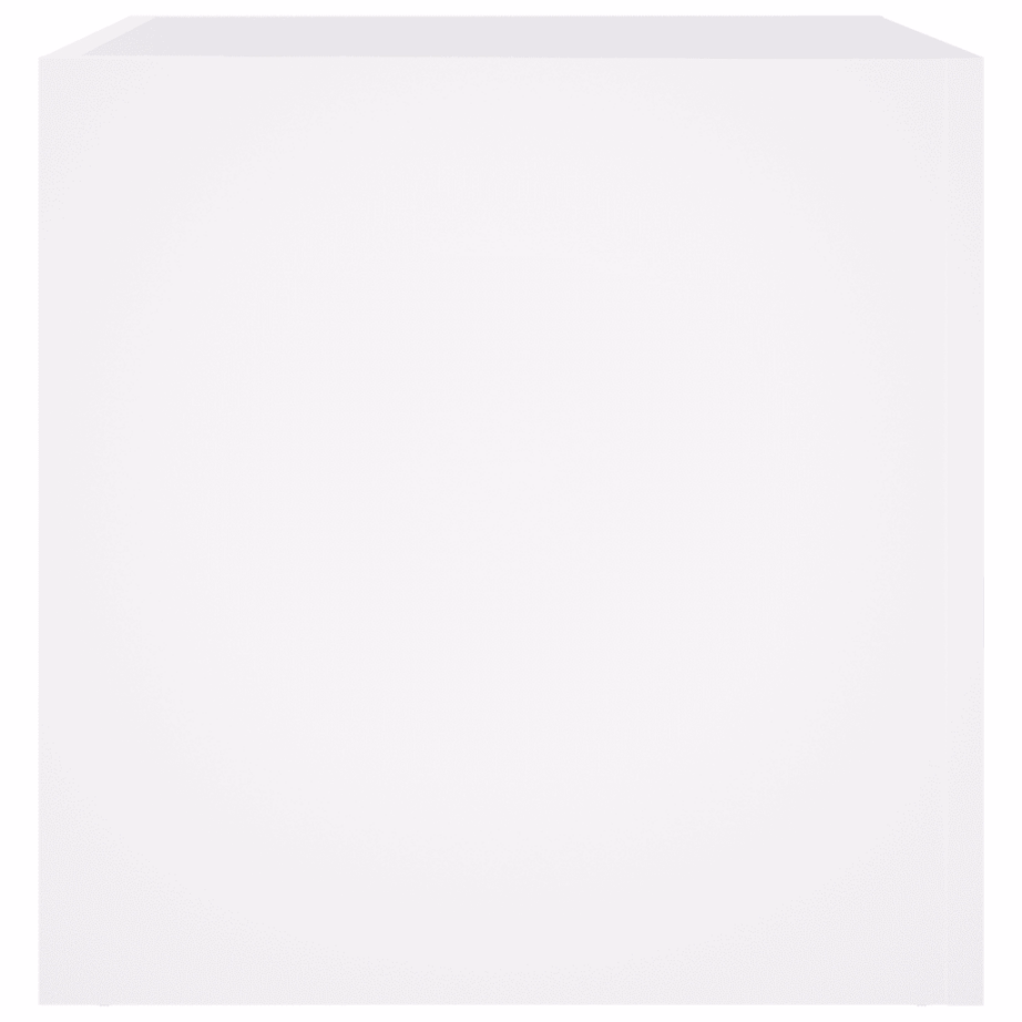 Valge tehispuidust taimekast, 40 x 40 x 40 cm – 6