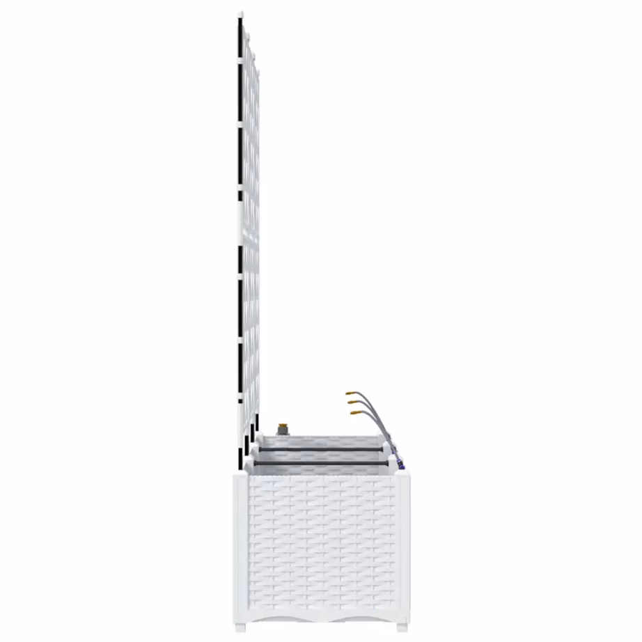 Aia istutuskast ronitaimedele, 3 tk, valge teras, 120 x 40 x 142 cm – 7