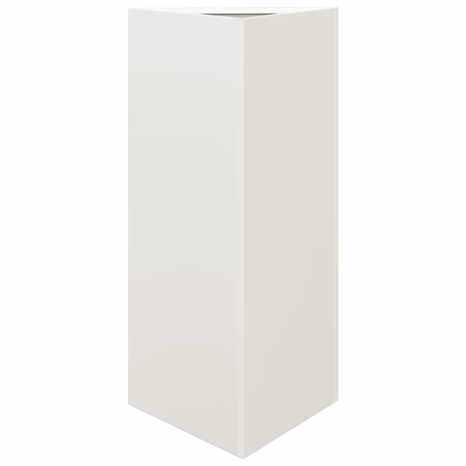 Valge terasest aia taimekast põhjaga, 40 x 34,5 x 70 cm – 2