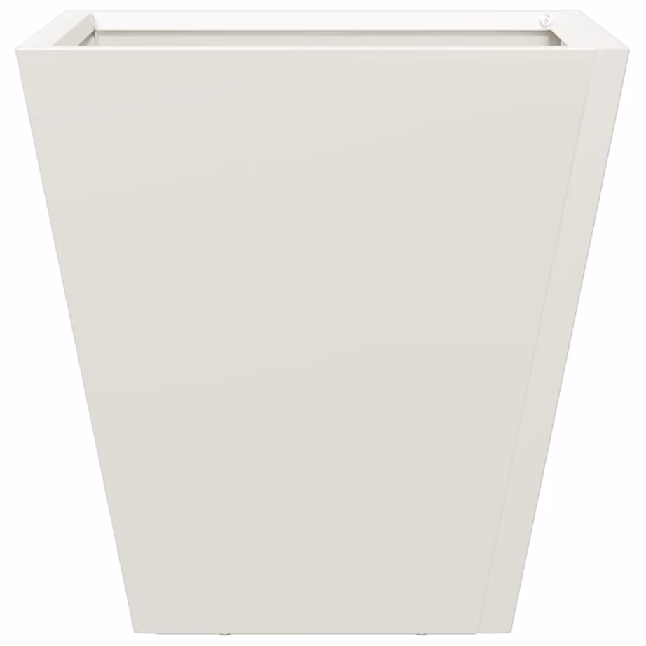 Terasest aia taimekast põhjaga, valge, 30 x 30 x 30 cm – 4