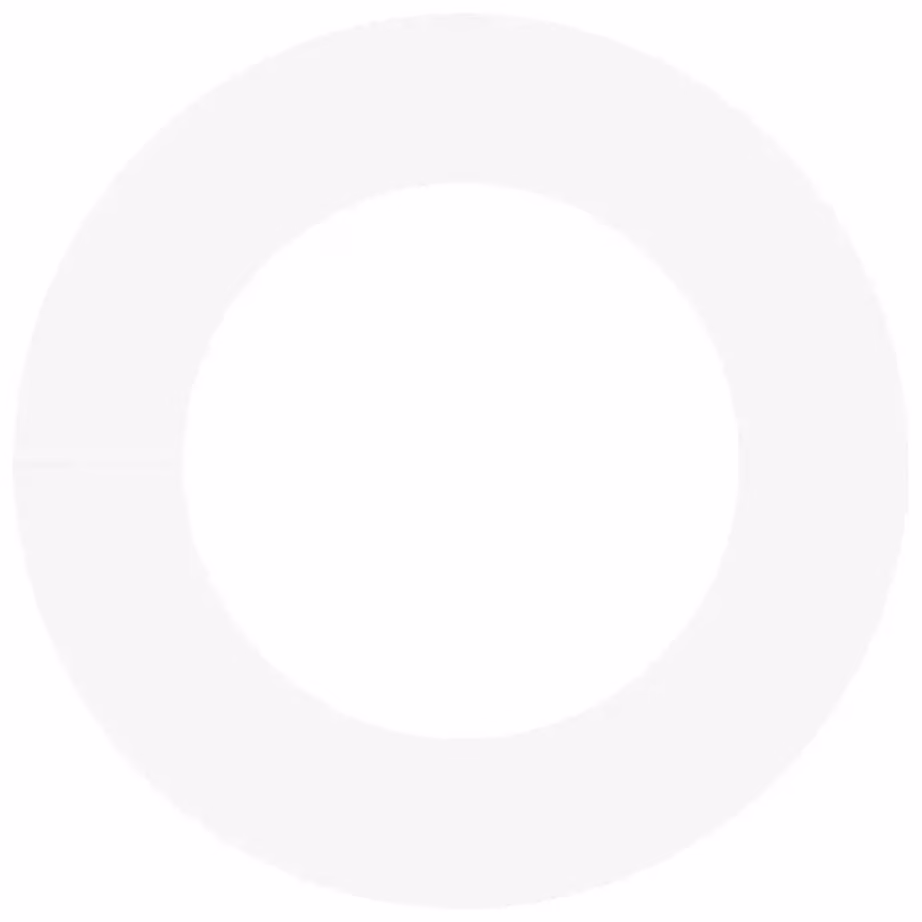 Lamedad valged terasest puuringid juureala kaitseks, 5 tk, Ø50/80 cm – 5