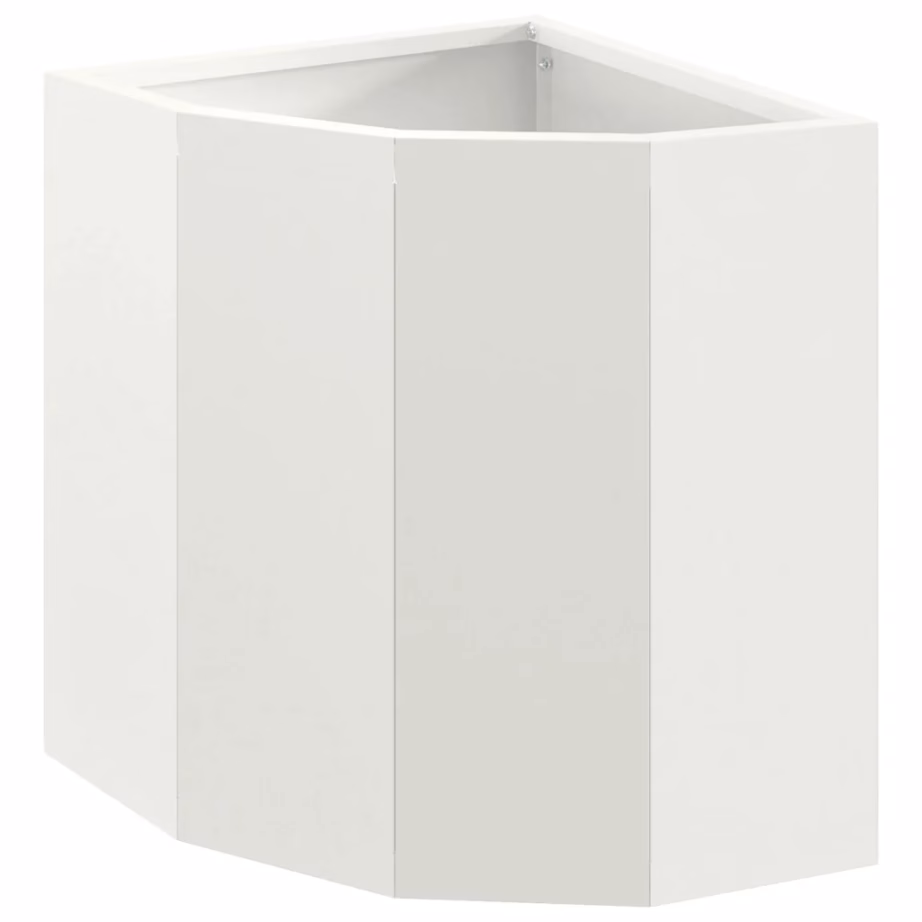 Nurga istutuskast, valge teras, 30 x 30 x 35 cm – 2