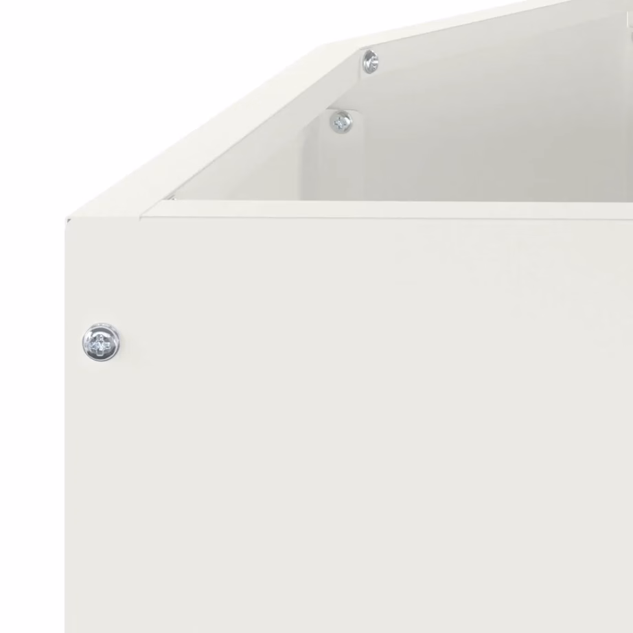 Poole ringi taimekast, valge teras, 120 x 60 x 35 cm – 9