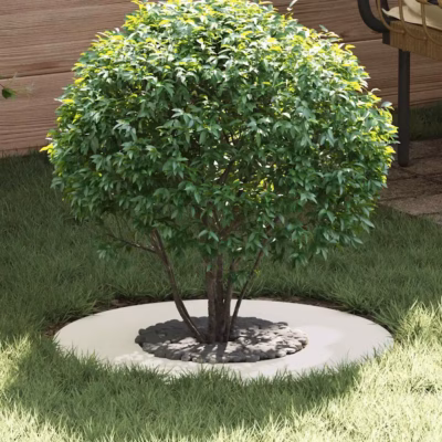 Lame dekoratiivne puurõngas, valge teras, Ø30/60 cm