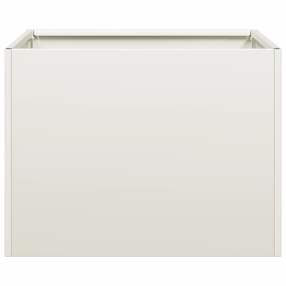 Valge külmvaltsitud terasest taimekast avatud põhjaga, 40 x 40 x 30 cm – 4