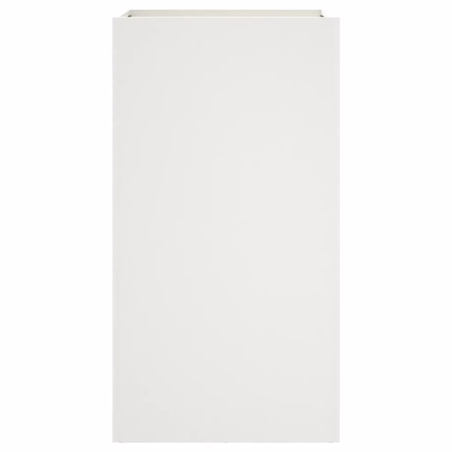 Valge külmvaltsitud terasest taimekast 42 x 38 x 75 cm – 5