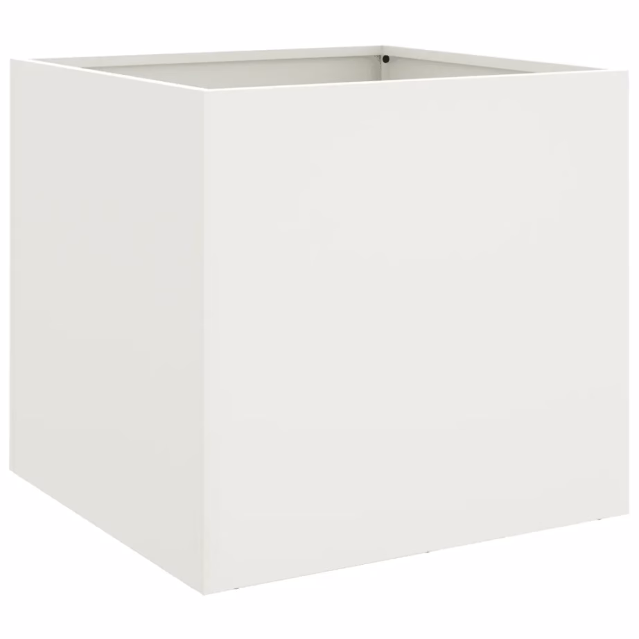 Valge külmvaltsitud terasest taimekast, 42 x 40 x 39 cm – 6