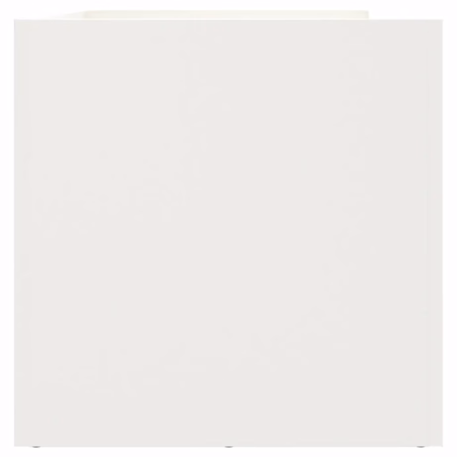 Valge taimekast külmvaltsitud terasest, 62 x 30 x 29 cm – 6