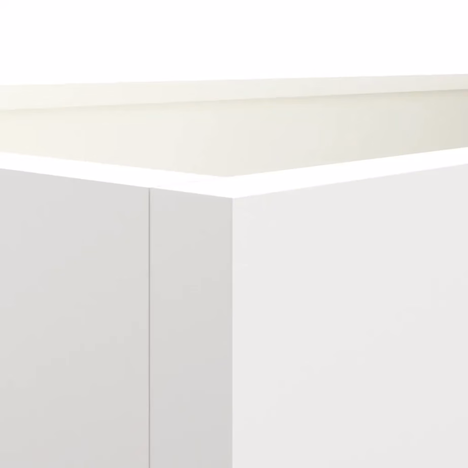 Valge taimekast külmvaltsitud terasest, 62 x 30 x 29 cm – 8