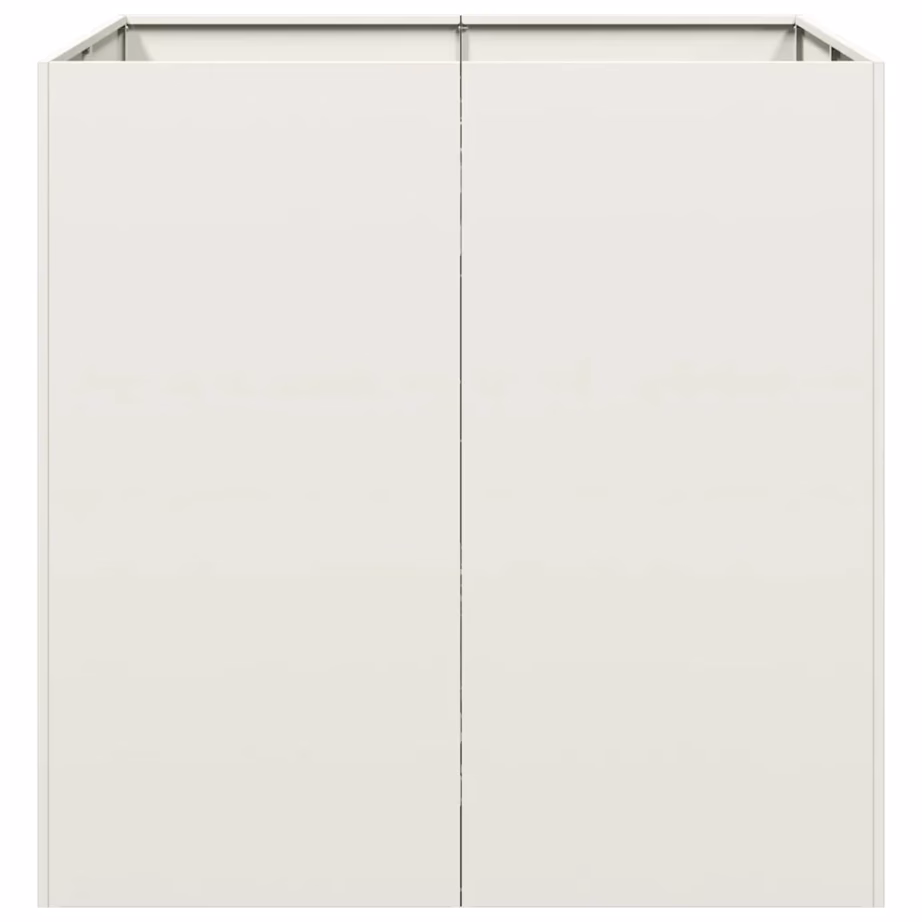 Valge terasest taimekast avatud põhjaga, 80 x 80 x 80 cm – 4