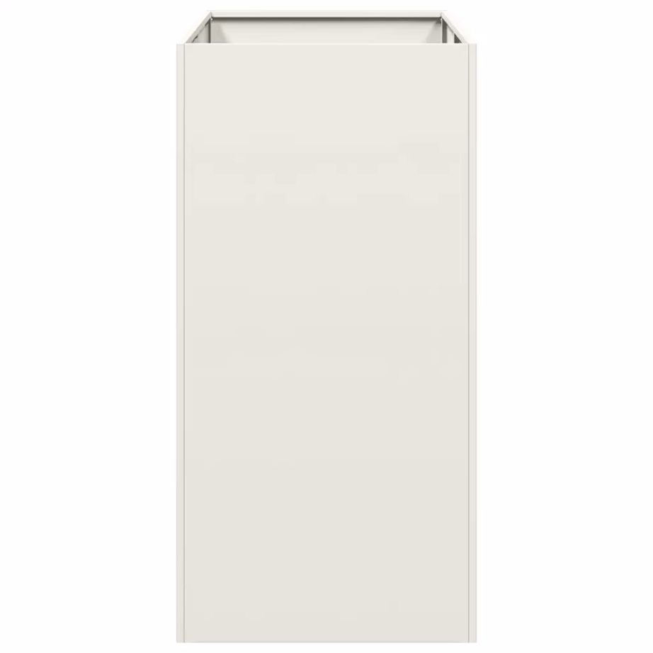 Kõrge taimekast avatud põhjaga, valge külmvaltsitud teras, 40 x 80 x 80 cm – 4